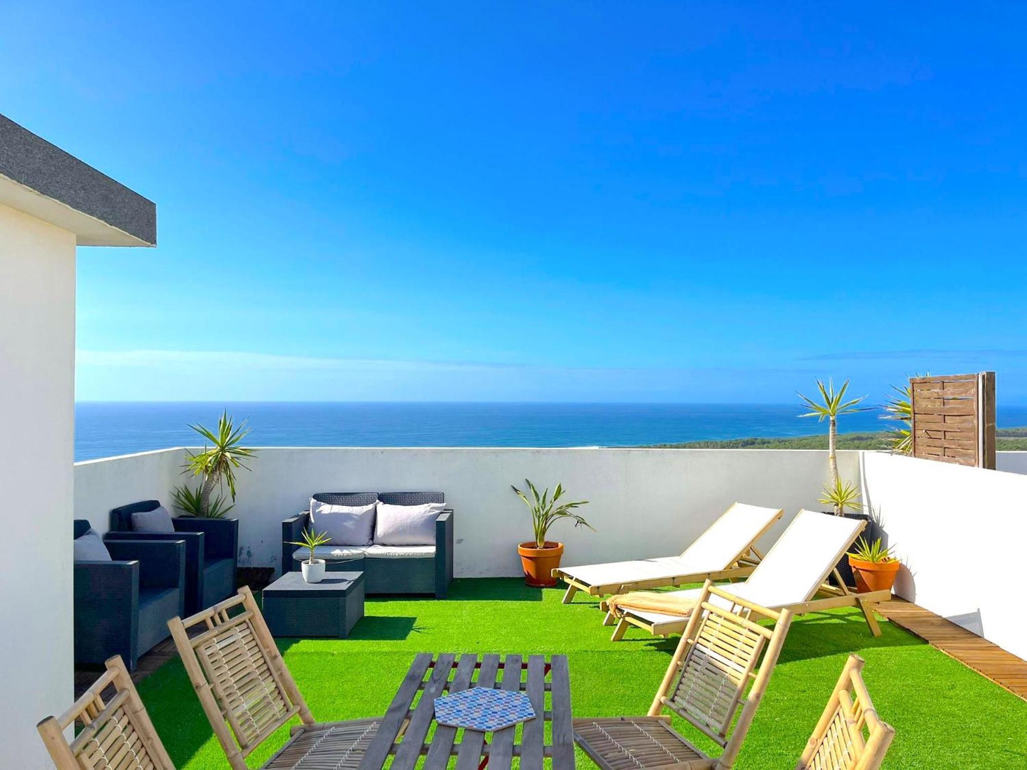 Nazare Boutique W Sea View And Private Rooftop Terace Exteriör bild